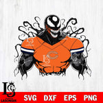 Chicago Bears Venom Marvel Svg Eps Dxf Png File, Digital Download, Instant Download