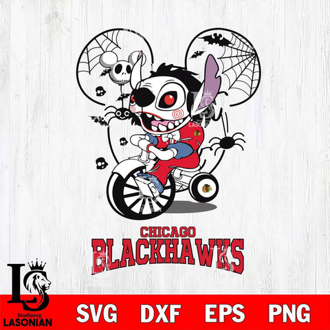 Chicago Blackhawks Stitch Jigsaws Halloween Svg Eps Dxf Png File, Digital Download, Instant Download