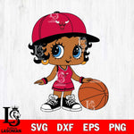 Chicago Bulls Betty Boop NBA 9 Svg Eps Dxf Png File, NBA svg, Digital Download, Instant Download