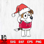 Chicago Bulls Bluey Jack Christmas Svg Eps Dxf Png File, Digital Download, Instant Download