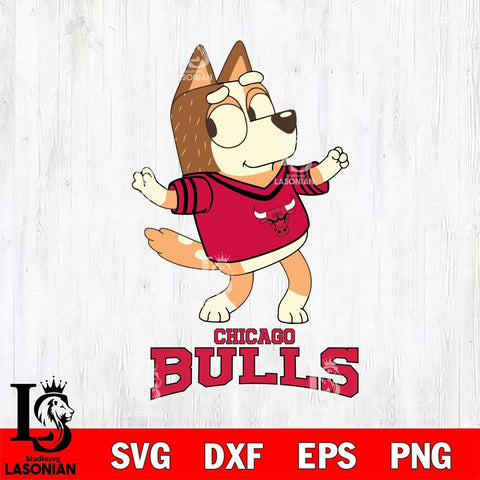 Chicago Bulls Chilli Dance Svg Eps Dxf Png File, Digital Download, Instant Download