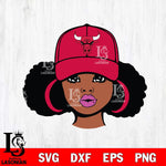 Chicago Bulls Girls sport 1 Svg Eps Dxf Png File, Digital Download, Instant Download