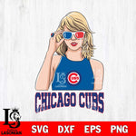 Chicago Cubs And Taylor Swift Fan Svg Eps Dxf Png File, Digital Download, Instant Download