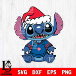 Chicago Cubs Baby Stitch Christmas SVG DXF EPS PNG file, Cut file cricut, Instant Download