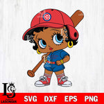 Chicago Cubs Betty Boop MLB 2 Svg Eps Dxf Png File,MLB  svg, Digital Download, Instant Download