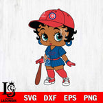 Chicago Cubs Betty Boop MLB 7 Svg Eps Dxf Png File,Bundle MLB svg, Digital Download, Instant Download