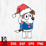 Chicago Cubs Bluey Jack Christmas Svg Eps Dxf Png File, Digital Download, Instant Download