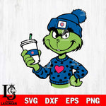 Chicago Cubs Boujee Grinch 11 Svg Eps Dxf Png File, Digital Download, Instant Download