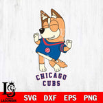 Chicago Cubs Chilli Dance Sport Svg Eps Dxf Png File, Digital Download, Instant Download