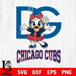 Chicago Cubs Dolce And Gabbana Daisy Duck Disney Svg Eps Dxf Png File, Digital Download, Instant Download