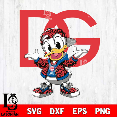 Chicago Cubs Dolce And Gabbana Donald Duck Disney Svg Eps Dxf Png File, Digital Download, Instant Download