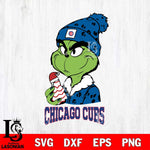 Chicago Cubs Grinch Tree Cake Svg Eps Dxf Png File, Digital Download, Instant Download