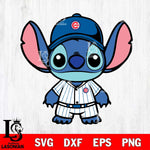 Chicago Cubs Stitch Svg Eps Dxf Png File, Digital Download, Instant Download