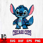 Chicago Cubs Stitch Halloween Svg Eps Dxf Png File, MLB svg, Digital Download, Instant Download