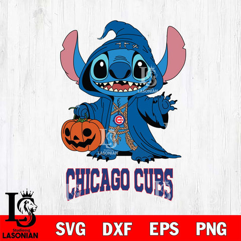 Chicago Cubs Stitch Horror Svg Eps Dxf Png File, MLB svg, Digital Download, Instant Download