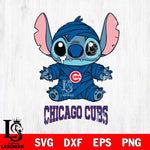 Chicago Cubs Stitch Mummy Svg Eps Dxf Png File, MLB svg, Digital Download, Instant Download