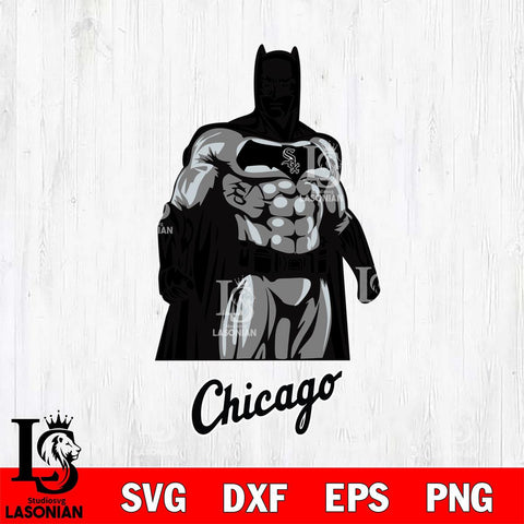 Chicago White Sox Batman Baseball MLB Svg Eps Dxf Png File,MLB File Cut ,Baseball Digital Download , Instant Download, Cut Svg Files