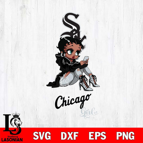 Chicago White Sox Beauty Black Fan Girl Football