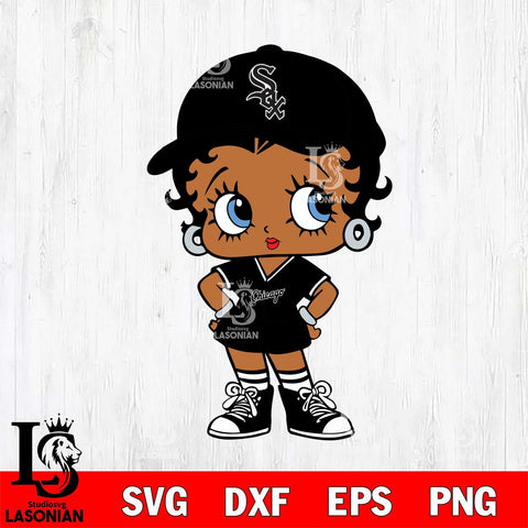 Chicago White Sox Betty Boop MLB 3 Svg Eps Dxf Png File,Bundle MLB svg, Digital Download, Instant Download