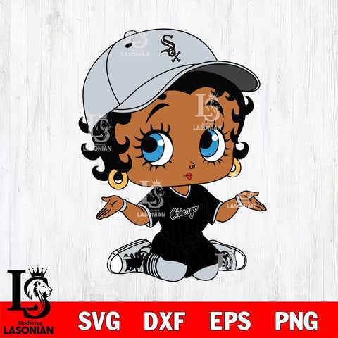 Chicago White Sox Betty Boop MLB 6 Svg Eps Dxf Png File,Bundle MLB svg, Digital Download, Instant Download