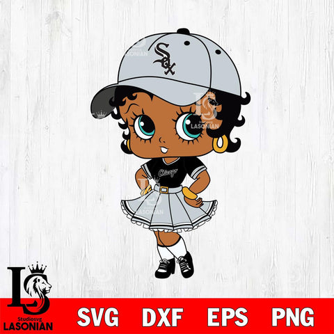 Chicago White Sox Betty Boop MLB 8 Svg Eps Dxf Png File,Bundle MLB svg, Digital Download, Instant Download