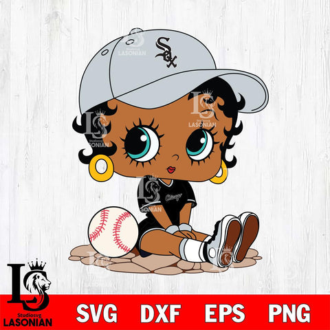 Chicago White Sox Betty Boop MLB 9 Svg Eps Dxf Png File,Bundle MLB svg, Digital Download, Instant Download