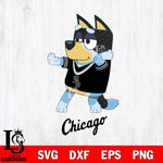 Chicago White Sox Bluey Dad Dance Svg Eps Dxf Png File, Digital Download, Instant Download