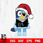 Chicago White Sox Bluey Dog Christmas Svg Eps Dxf Png File, Digital Download, Instant Download