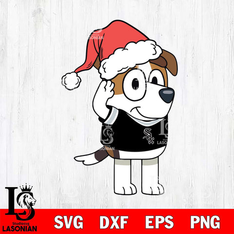 Chicago White Sox Bluey Jack Christmas Svg Eps Dxf Png File, Digital Download, Instant Download