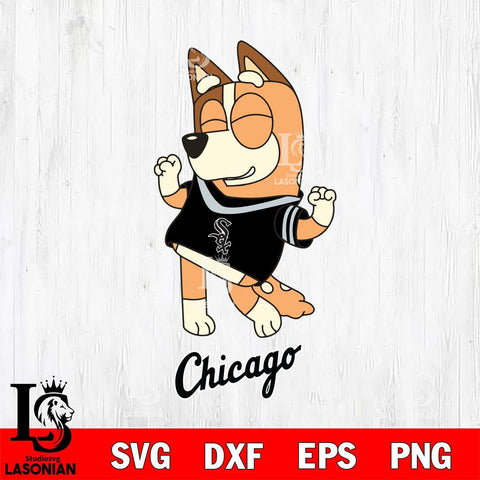 Chicago White Sox Chilli Dance Sport Svg Eps Dxf Png File, Digital Download, Instant Download