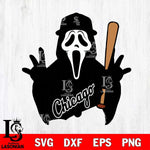 Chicago White Sox Ghostface 2 Svg Eps Dxf Png File, Digital Download, Instant Download