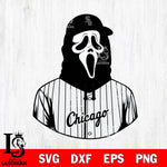 Chicago White Sox Ghostface 4 Svg Eps Dxf Png File, Digital Download, Instant Download