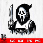 Chicago White Sox Ghostface 6 Svg Eps Dxf Png File, Digital Download, Instant Download