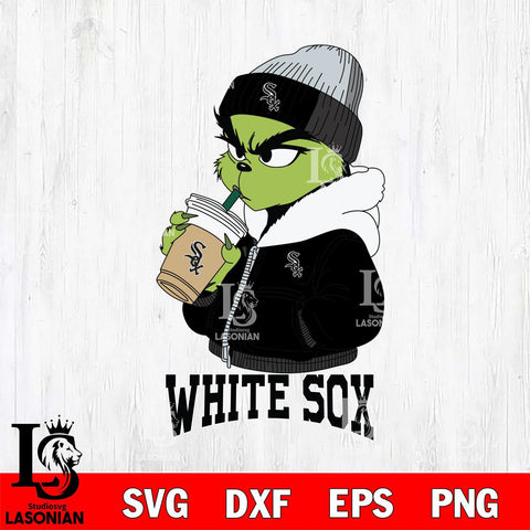 Chicago White Sox Grinch Bougie Sport Svg Eps Dxf Png File, Digital Download, Instant Download