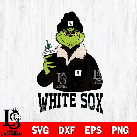 Chicago White Sox Grinch Leopard Svg Eps Dxf Png File, Digital Download, Instant Download