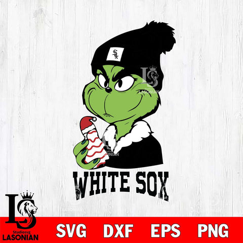 Chicago White Sox Grinch Tree Cake Svg Eps Dxf Png File, Digital Download, Instant Download