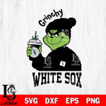 Chicago White Sox Grinchy Bougie Christmas Cut Files Cricut, Svg Dxf Eps Png file , Silhouette