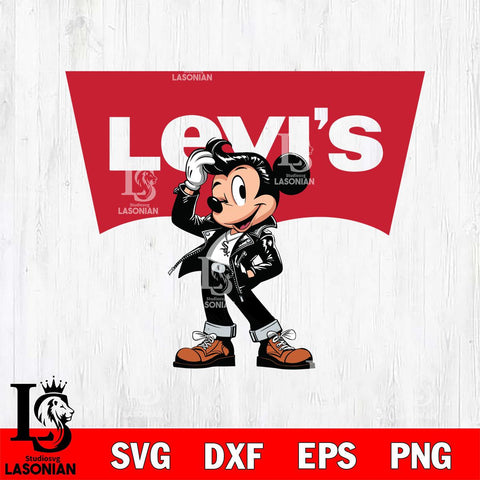 Chicago White Sox Levis Mickey Mouse Svg Eps Dxf Png File, Digital Download, Instant Download