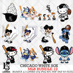 Chicago White Sox MLB Bundle 12 Svg Eps Dxf Png File, Digital Download, Instant Download