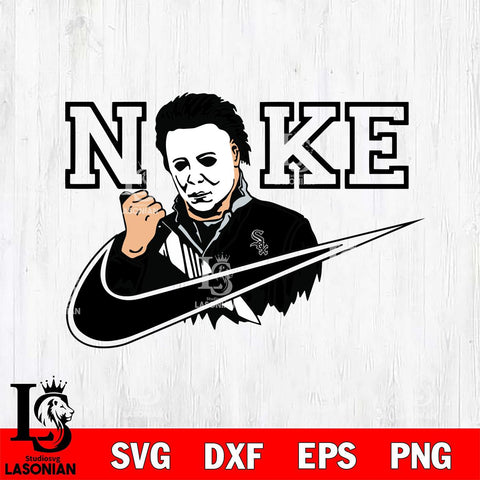 Chicago White Sox Michael Myers Nike Svg Eps Dxf Png File, Digital Download, Instant Download