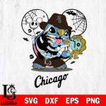 Chicago White Sox Stitch Freddy Krueger Halloween Svg Eps Dxf Png File, Digital Download, Instant Download