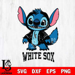 Chicago White Sox Stitch Halloween Svg Eps Dxf Png File, MLB svg, Digital Download, Instant Download