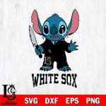 Chicago White Sox Stitch Horror 2 Svg Eps Dxf Png File, MLB svg, Digital Download, Instant Download