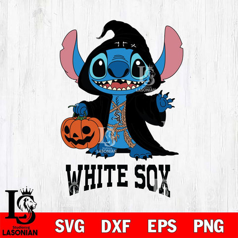 Chicago White Sox Stitch Horror Svg Eps Dxf Png File, MLB svg, Digital Download, Instant Download