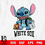 Chicago White Sox Stitch Zombie Svg Eps Dxf Png File, MLB svg, Digital Download, Instant Download