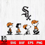 Chicago White Sox snoopy Svg Eps Dxf Png File, Digital Download, Instant Download