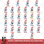 Christmas Bluey Say Hi MLB Cricut , Christmas Svg , Bluey svg , Digital Download, dxf eps png pdf file