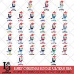 Christmas Bluey Say Hi NBA Cricut , Christmas Svg , Bluey svg , Digital Download, dxf eps png pdf file