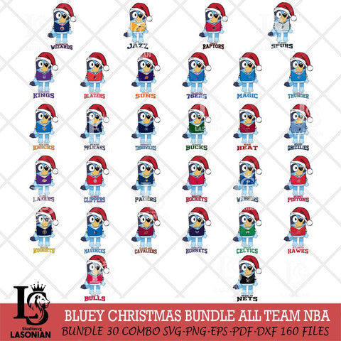 Christmas Bluey Sport NBA Cricut , Christmas Svg , Bluey svg , Digital Download, dxf eps png pdf file