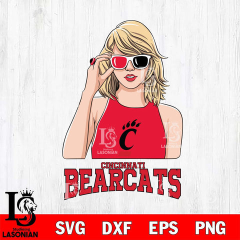 Cincinnati Bearcats And Taylor Swift Fan Svg Eps Dxf Png File, Digital Download, Instant Download